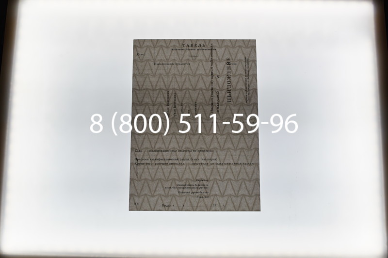 Купить Аттестат за 11 класс 1994-2006 годов в Санкт-Петербурге