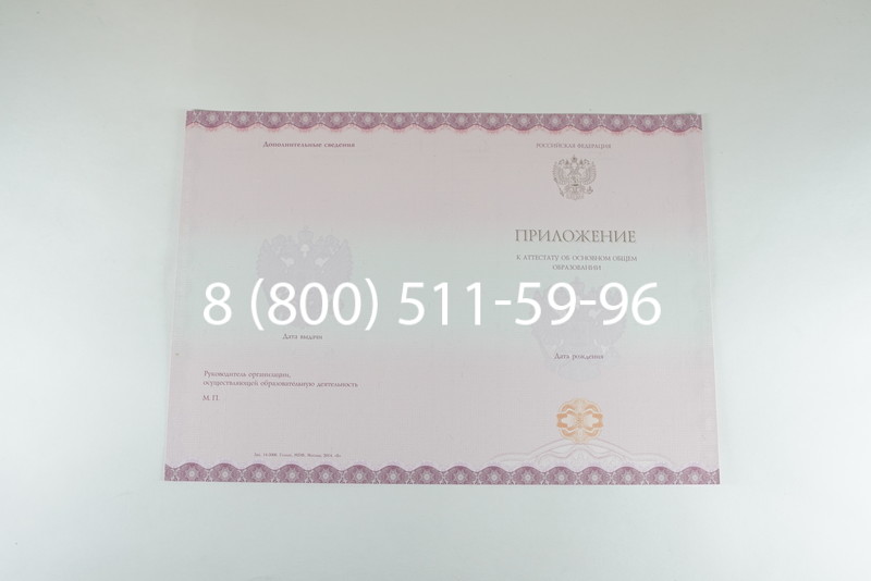 Аттестат за 9 класс 2014-2026года в Санкт-Петербурге