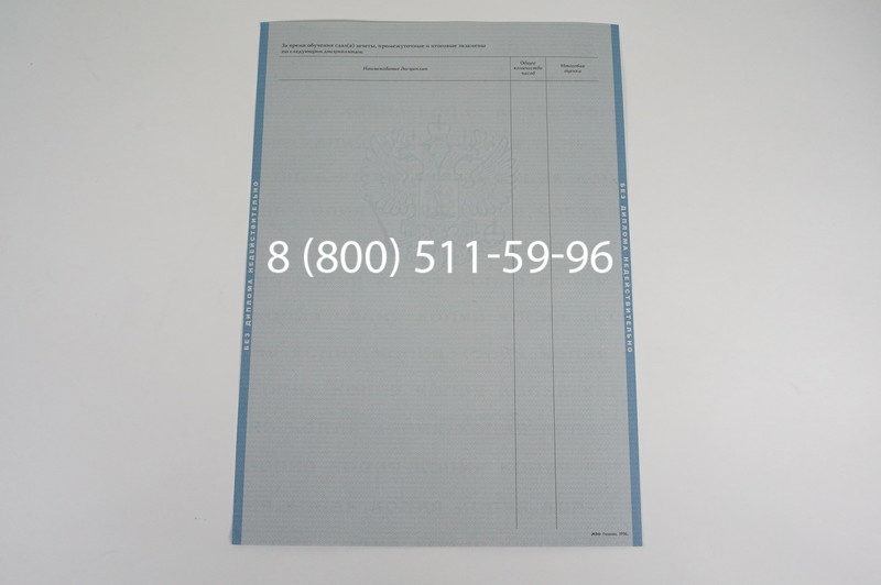 Заказать Диплом бакалавра 1997-2002 годов в Санкт-Петербурге