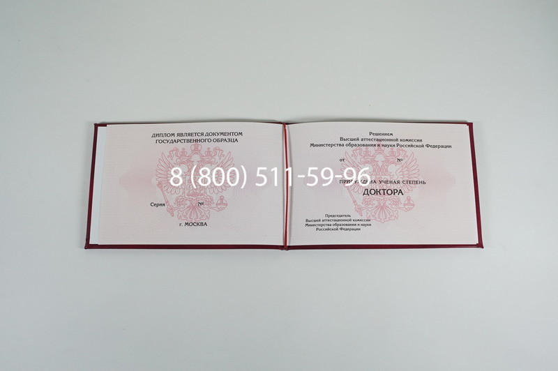 Заказать Диплом доктора наук 2007 в Санкт-Петербурге