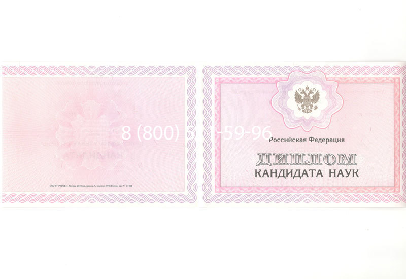 Купить Диплом кандидата наук 2010 в Санкт-Петербурге