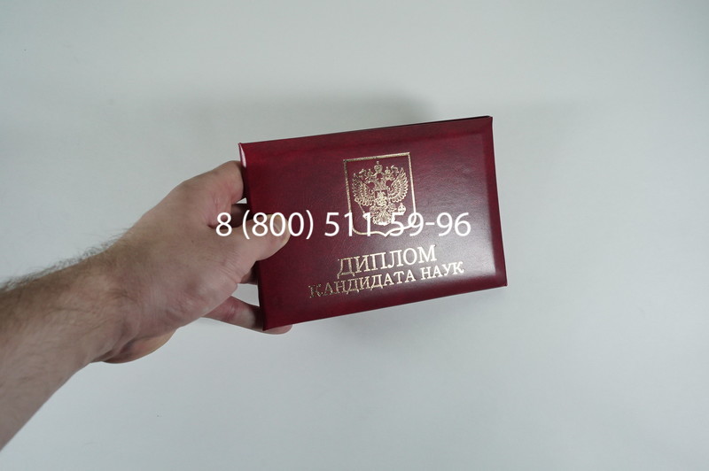 Диплом кандидата наук 2010 в Санкт-Петербурге