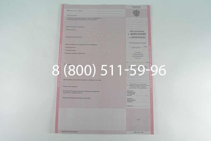 Диплом колледжа 2003-2006 годов в Санкт-Петербурге