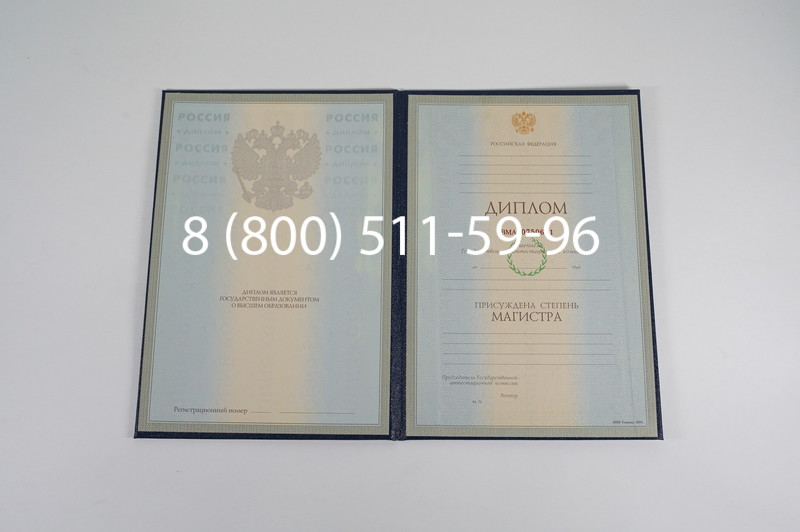Заказать Диплом магистра 1997-2002 годов в Санкт-Петербурге