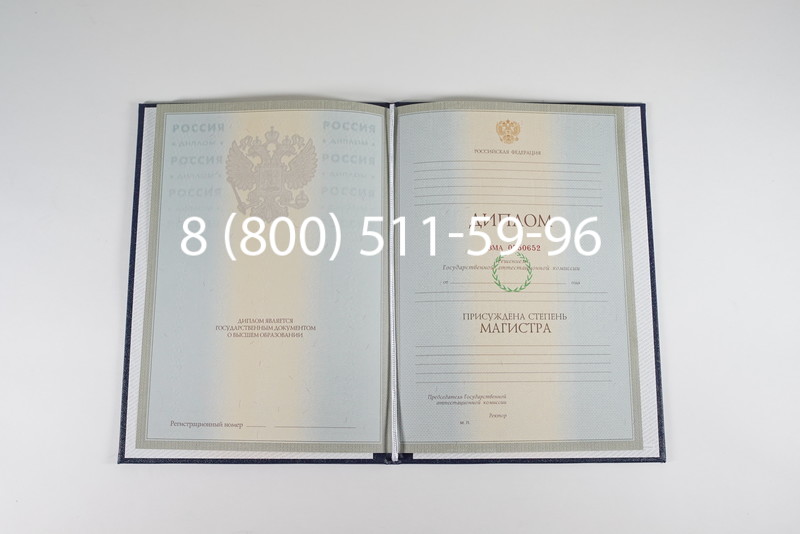 Диплом магистра 2003-2009 годов в Санкт-Петербурге