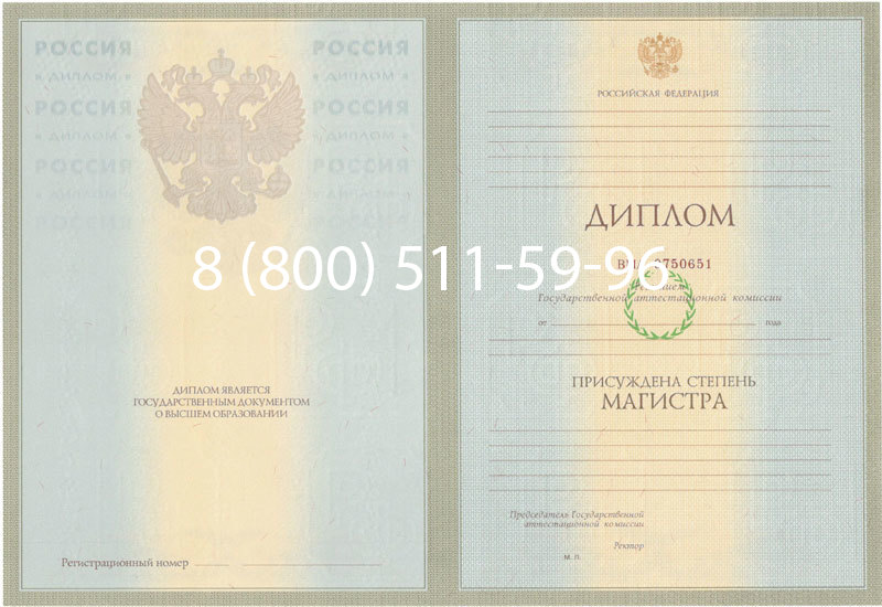 Купить Диплом магистра 2003-2009 годов в Санкт-Петербурге