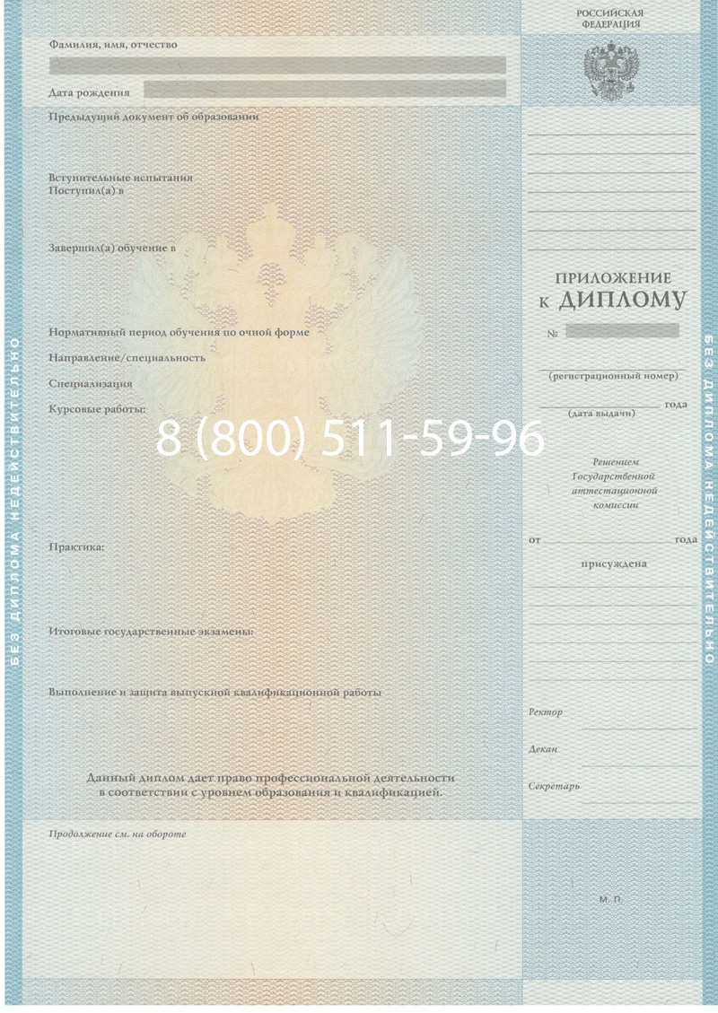 Заказать Диплом магистра 2010-2011 годов в Санкт-Петербурге