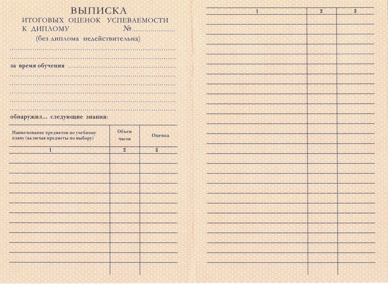 Купить Диплом о начальном образовании 1995-2006 годов в Санкт-Петербурге