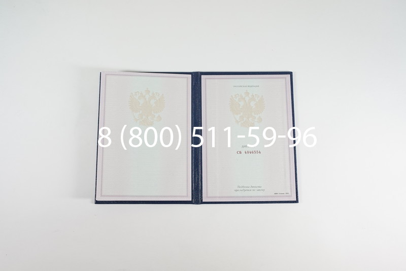 Диплом о среднем образовании 1997-2002 годов в Санкт-Петербурге