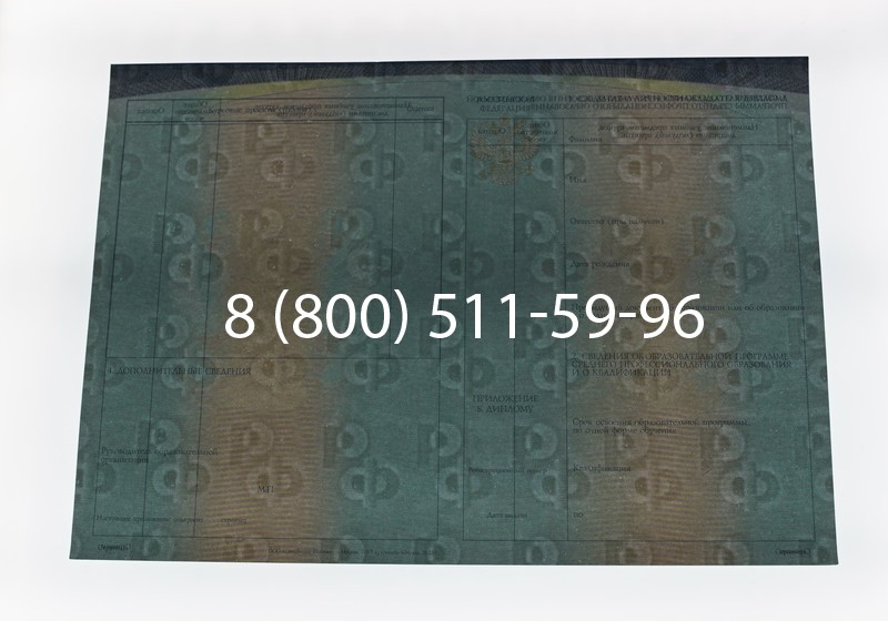 Диплом о среднем образовании (Спецбланк) 2014-2026 года в Санкт-Петербурге