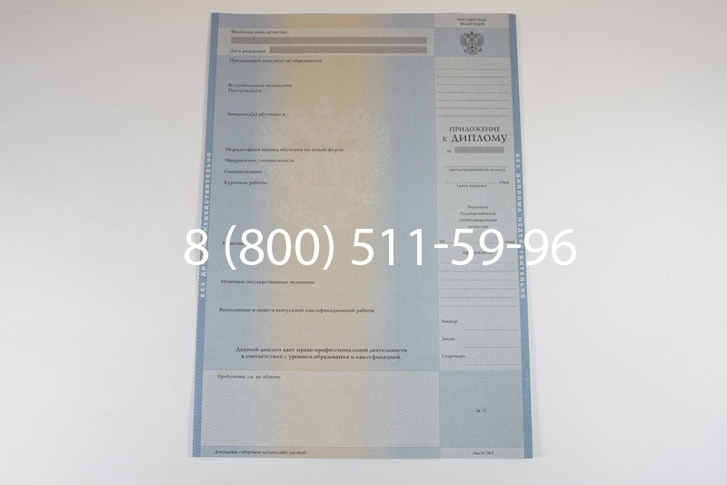 Диплом о высшем образовании 1997-2002 годов в Санкт-Петербурге