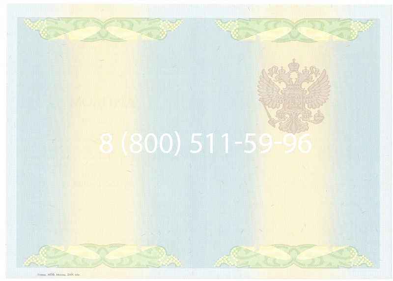 Купить Диплом о высшем образовании 2010-2011 годов в Санкт-Петербурге