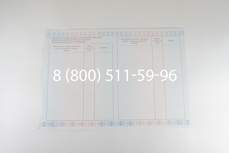 Диплом техникума 2014-2026 года в Санкт-Петербурге