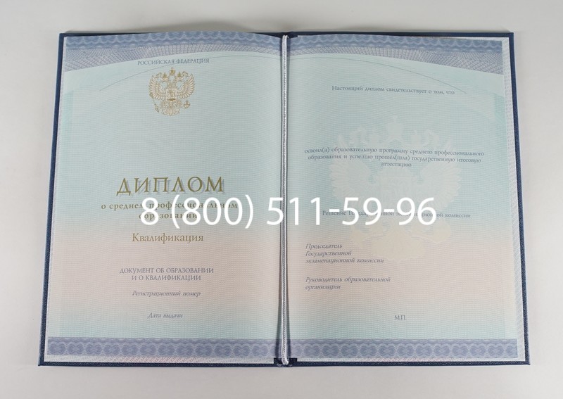 Диплом колледжа (Спецбланк) 2014-2026 года в Санкт-Петербурге