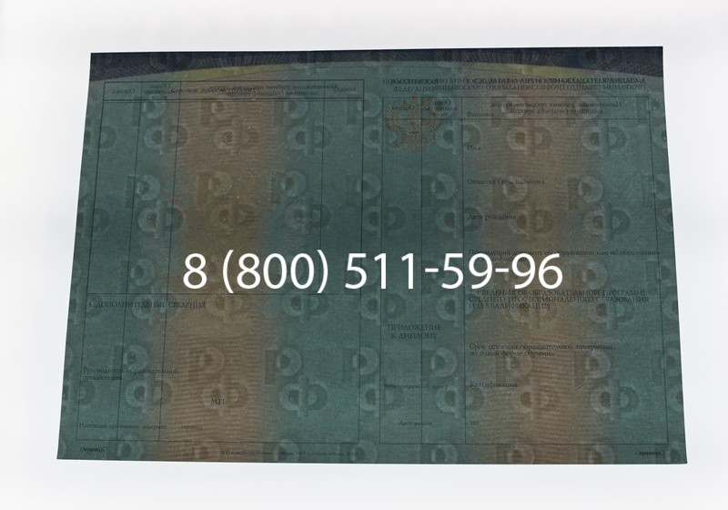 Диплом колледжа (Спецбланк) 2014-2026 года в Санкт-Петербурге