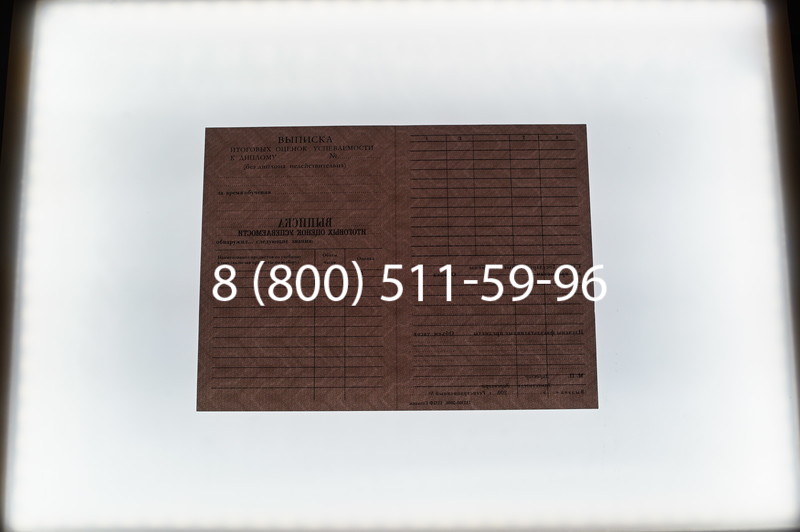 Заказать Диплом училища 1995-2006 годов в Санкт-Петербурге