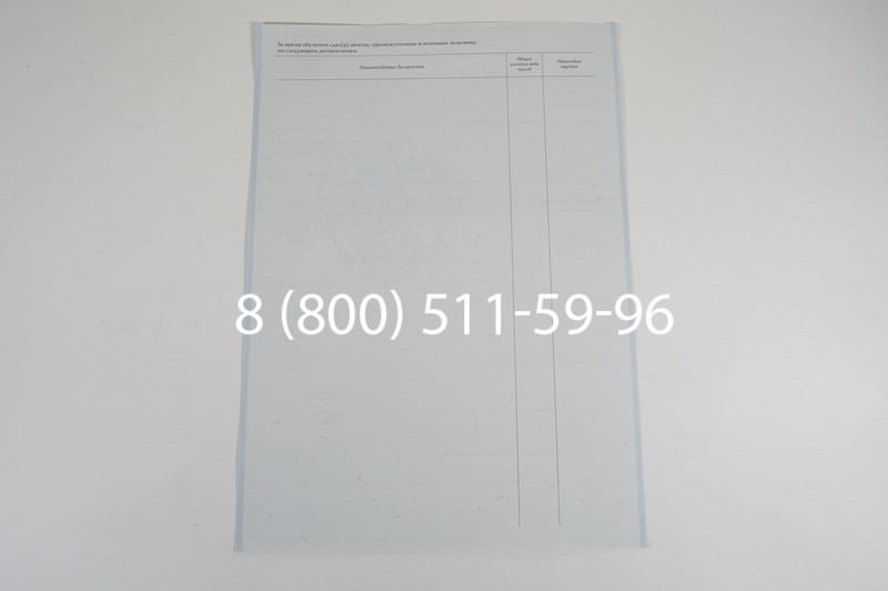 Диплом училища 2007-2009 годов в Санкт-Петербурге