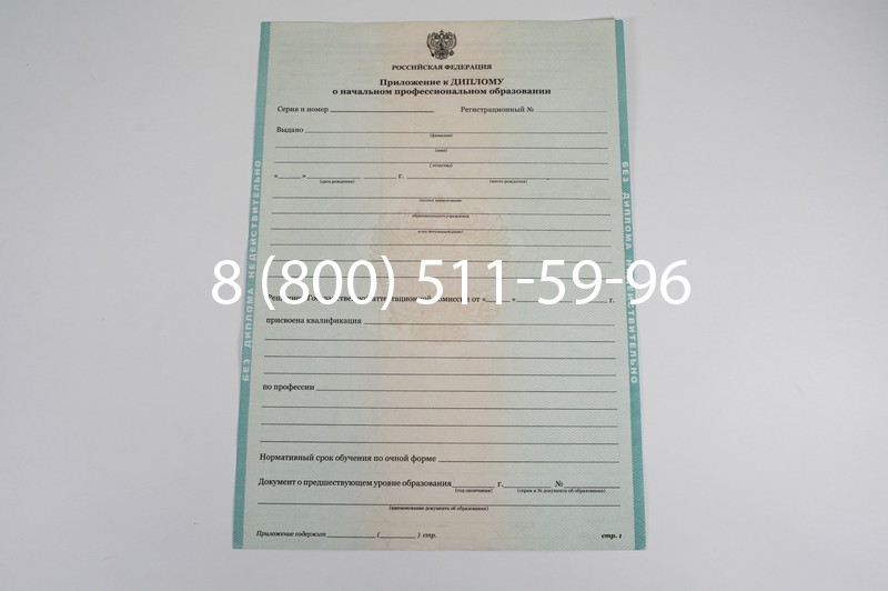 Диплом училища 2010 год в Санкт-Петербурге